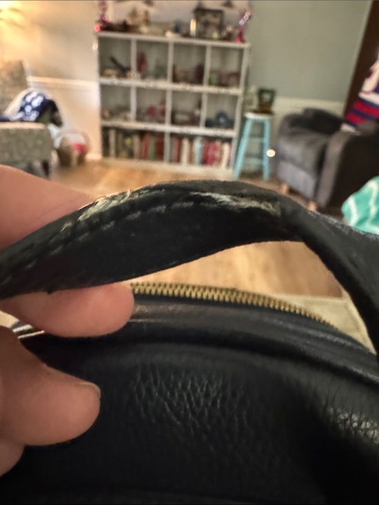 Michael Kors Navy Leather Backpack with Gold Hardware main image 7